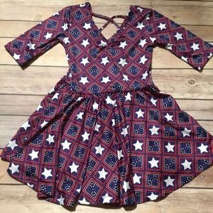 Dot Dot Smile American USA Ballerina Dress 2T NEW